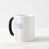Magique Christian Cross Cloud Art Mug (Devant gauche)