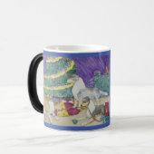 Magique Collies de Noël Morpher Mug (Devant gauche)