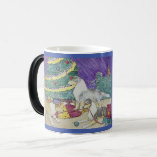 Magique Collies de Noël Morpher Mug