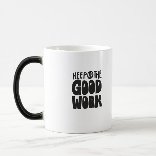 Magique Conception de mug de typographie / écrire et boire (Gauche)