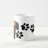 Magique Conception personnalisée Visage de chien sur Mug (Centre)