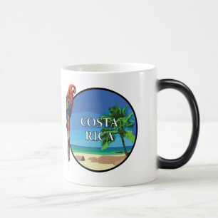 Magique Costa Rica - Mug de Morphing noir/blanc 11 oz