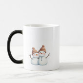 Magique Cosy Winter Snowmen café mug (Gauche)
