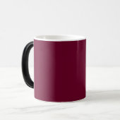 Magique Couleur de tendance - Bourgogne foncée - Mug de mo (Devant gauche)