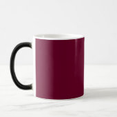 Magique Couleur de tendance - Bourgogne foncée - Mug de mo (Gauche)