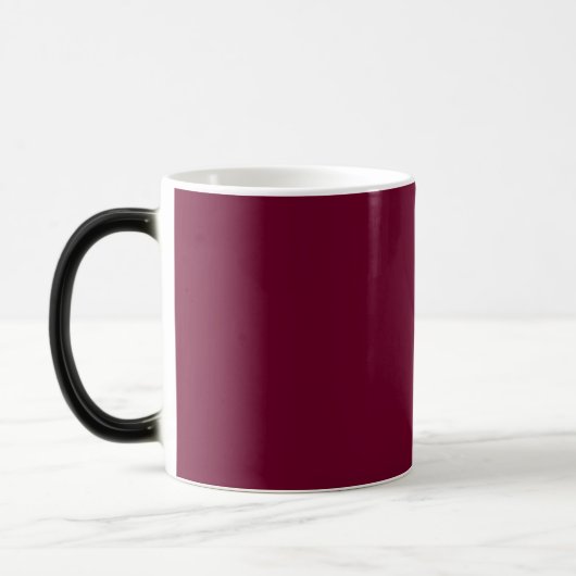 Magique Couleur de tendance - Bourgogne foncée - Mug de mo (Gauche)