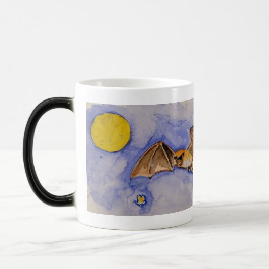 Magique Couleur morphing Big Brown Bat Mug (Gauche)