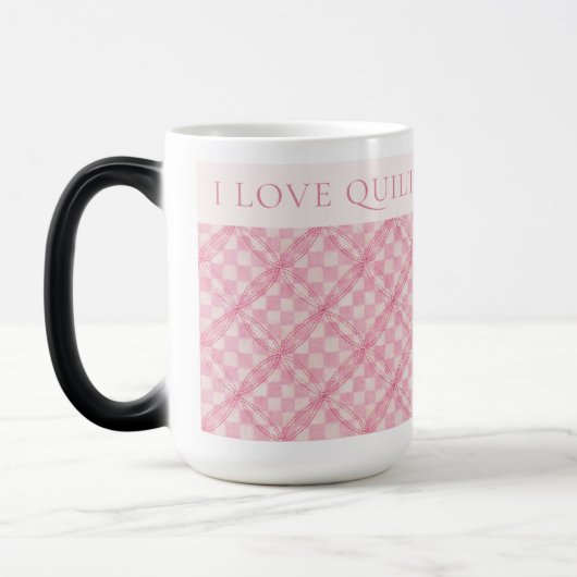 Magique COUVERTURE VÉRIFICATION ROSE Mug Morphing Grand /  (Gauche)