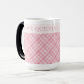Magique COUVERTURE VÉRIFICATION ROSE Mug Morphing Grand /  (Devant gauche)