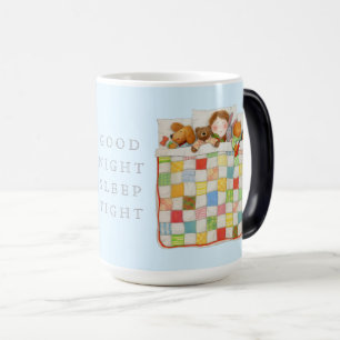 Magique COZY QUILT Grand Mug Morphing + Bleu