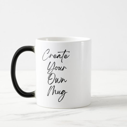 Magique Create Your Own 15oz Two Tone Coffee Mug (Gauche)
