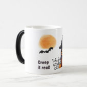 Magique Creep It Real Mug - Mignonne Halloween Coffee Cup (Devant gauche)