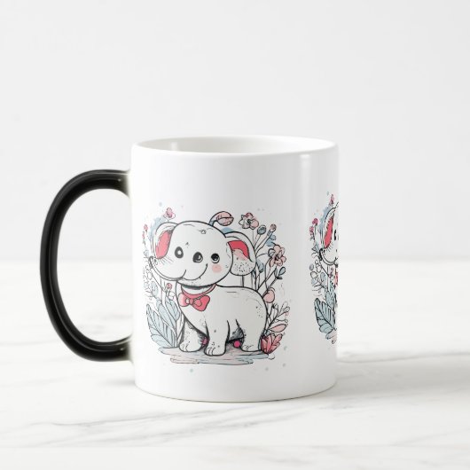 Magique Cute Animals Collection - Mug de Morphing 11 oz (Gauche)