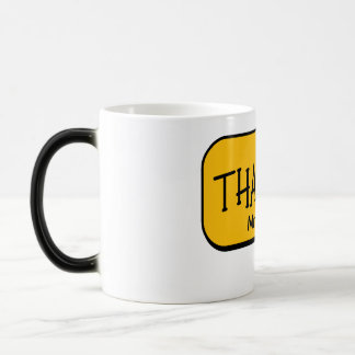 Magique Cute Funny Yellow Thank You Mug