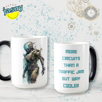 Magique Cyberpunk Robot Mug