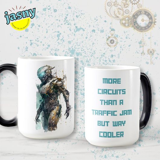 Magique Cyberpunk Robot Mug