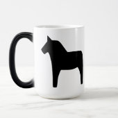 Magique Dala Horse Black Magic Mug (Gauche)