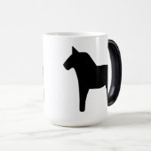 Magique Dala Horse Black Magic Mug (Devant droit)