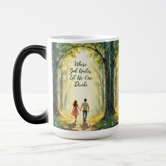 Magique Dieu Mariage Uni Morpher Mug (Gauche)