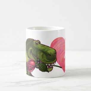 Magique Dino avec Rose Be Mine Mug