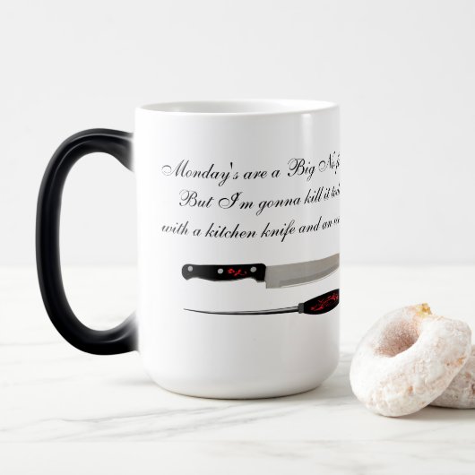 Magique Dites NON à Mug du lundi (Avec donut)