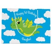 Magique Dragon mignonne 1er Anniversaire Sac cadea (Dos)