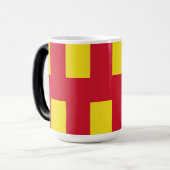 Magique Drapeau de Northumberland Magic Mug (Devant gauche)