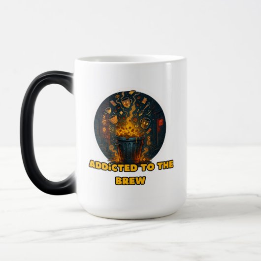 Magique drôle de caféine toxicomane mug (Gauche)