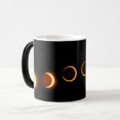 Magique Éclipse solaire Phases café Mug (Devant gauche)