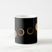 Magique Éclipse solaire Phases café Mug (Centre)