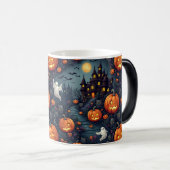 Magique Éffrayant Halloween Haunted Night Mug (Devant droit)