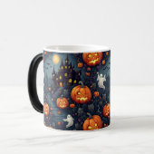 Magique Éffrayant Halloween Haunted Night Mug (Devant gauche)