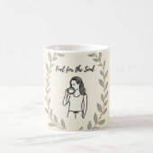 Magique Elegant Laurel Wreath Scripture Mug (Centre)