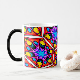 Magique Élégant motif floral Abstrait Mug