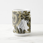 Magique Élégant Swirl Design Mug (Centre)