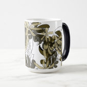 Magique Élégant Swirl Design Mug (Devant droit)