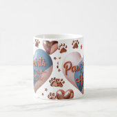 Magique Empreintes sur mon coeur - Mug changeant de couleu (Centre)