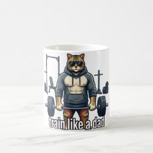 Magique Entraînez-vous comme un papa - Mug drôle de papa c