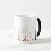 Magique Éveils de forêt enchantés - Chaleur Révéler Mug (Devant droit)