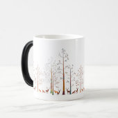Magique Éveils de forêt enchantés - Chaleur Révéler Mug (Devant gauche)
