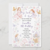 Magique Fairy Garden Invitation d'anniversaire (Devant)