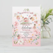Magique Fairy Garden Invitations d'anniversaire (Debout devant)