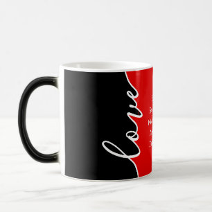 Magique Fête des mères Amour Noms personnalisés Mug