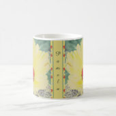 Magique Floral avec nom Mug (Centre)