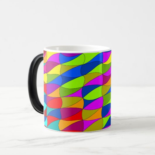 Magique Flowerpower consed pattern coffee mug (Devant gauche)