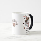 Magique Fluffy Chat Coeur Mug - Morphy Magic Cup (Devant droit)