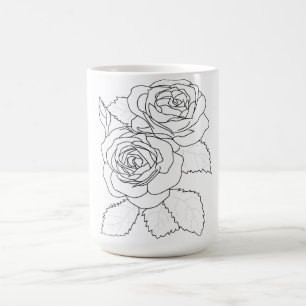 Magique Fonction et administration Mug floral