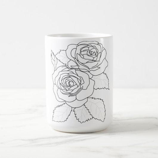 Magique Fonction et administration Mug floral (Centre)