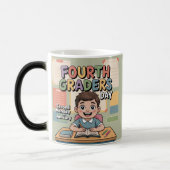 Magique Fourth Graders Day January Holiday Mug (Gauche)