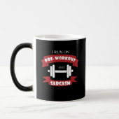 Magique Funny Fitness Supplément Sarcasm Mug (Gauche)